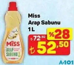 MİSS ARAP SABUNU 1 LT
